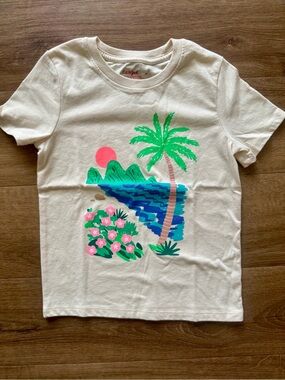 👕 Cat & Jack Tropical Graphic Tee – Size 5T – NWOT
